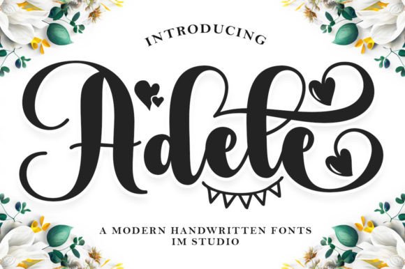 Adele: A Handwritten Typeface for Modern Brands