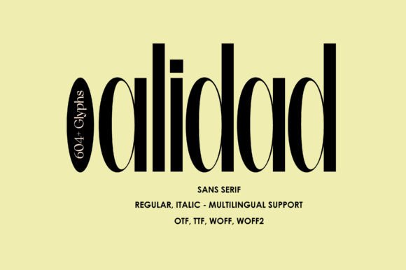 Alidad: The Elegant Sans Serif for Modern Design