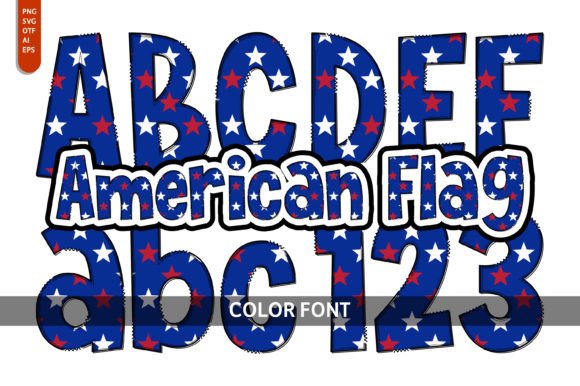 American Flag Font: Infusing Patriotic Pride into Your Designs