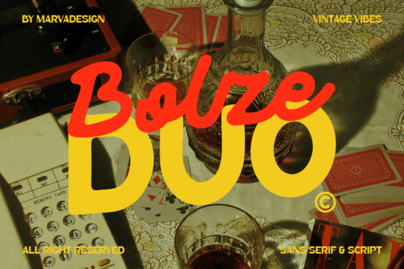 Bolze: The Vintage-Inspired Font Duo for Modern Brands