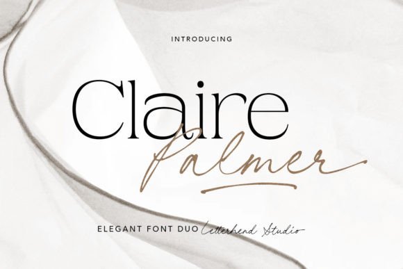 Claire Palmer: A Font Duo for Timeless Sophistication