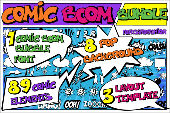Comic Boom: A Display Font That Truly Pops