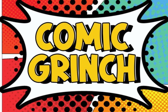 Comic Grinch: A Joyful Display Font for Creative Projects