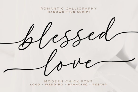 Discovering the Timeless Charm of the Blessed Love Typeface