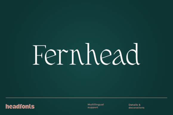 Fernhead: Weaving Elegance into Every Letter