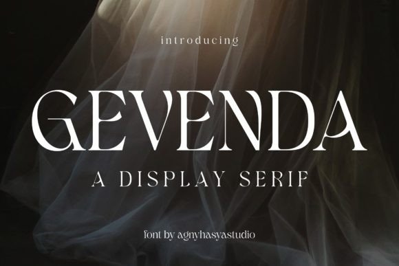 Gevenda: Crafting Visual Narratives with a Modern Serif