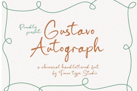 Gustavo Autograph: A Font That Tells a Story