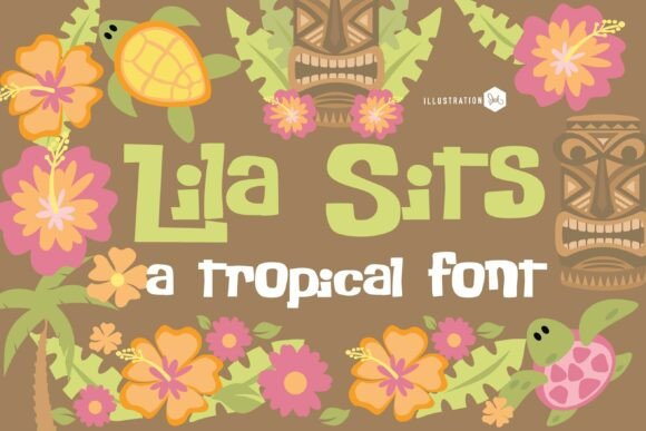 Pn Lila Sits Fn: The Playful Tropical Font for Creative Projects