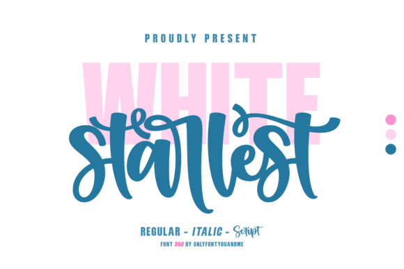 White Starlest: A Font Pairing with Personality