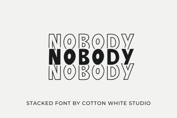 Why Nobody Is the Modern Typeface Your Design Toolkit Needs