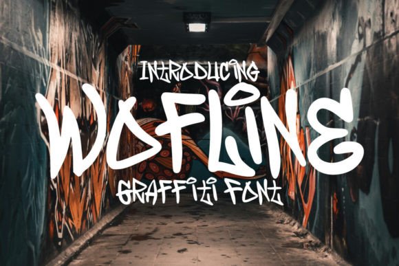 Wofline Graffiti: Capturing Street Art Energy in Your Designs